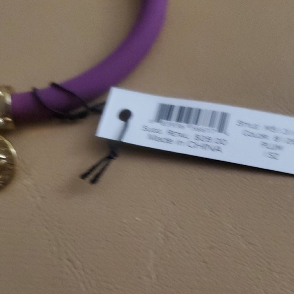 Marc By Marc Jacobs Purple Bracelet with Gold Charm - Picture 4 of 7